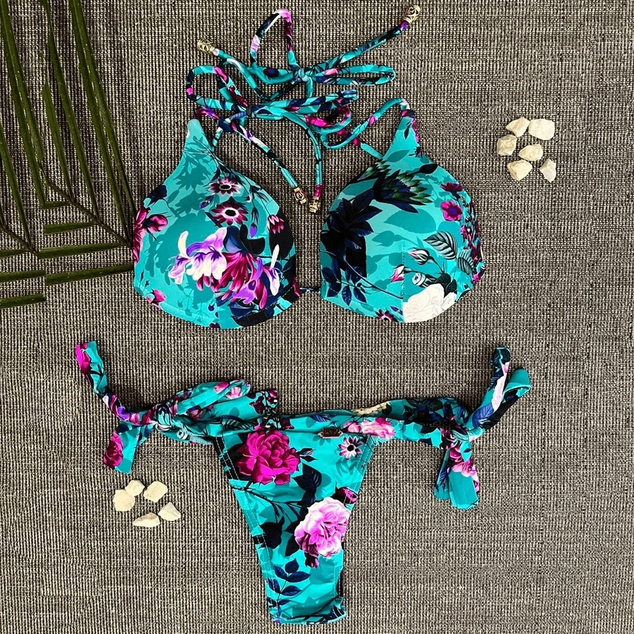 Women Bikini Sets - Màu xanh nhạt - Xem 1