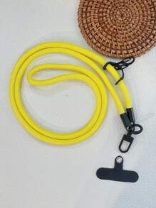 Cell Phone Neck Strap Crossbody Lanyard With Adjustable Length And Removable Anti-lost Design - Yellow - View 3