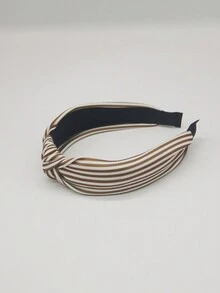 1 Miếng Của phụ nữ Tối giản Sọc Nhiều màu Dây buộc tóc , Retro Bàn cờ Mẫu Băng đô cài tóc Đối với Hằng ngày , Trang trí lễ hội - Cà phê - Xem 3