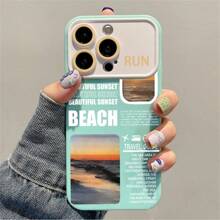 1 Ốp Điện Thoại Chống Rơi In Hình Cảnh Biển Xanh Da Trời Tương Thích Với IPhone 7/8/11/12/13/14/15/X/Xr/Xs/Plus/Pro/Pro Max/Se2 - bầu trời xanh[0] - Xem 1