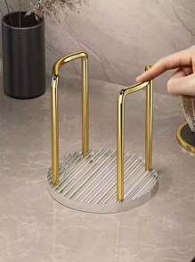 1入透明亞克力杯架/一次性紙杯和咖啡杯收納架,適用於家庭/辦公室使用 - 無色 - 查看 1