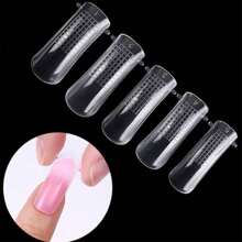 LIMEGIRL 10 cái Poly Gel Mở rộng móng , Nhanh Gel Mở rộng móng Bộ dụng cụ Với cơ sở Áo áo , Trượt , Acrylic Mở rộng móng Dụng cụ làm móng Dành cho người mới bắt đầu Chuyên gia DIY Tiệm làm móng tay - Đen và trắng - Xem 6