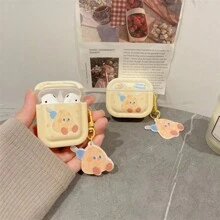 1pc Multicolor Cheese Stairs Airpods Case - Multicolor - View 2