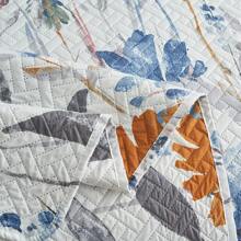 JML 3 Piece Reversible Quilt Set Microfiber Coverlet Bedspread Bed Cover With Pillow Shams Queen King Size Easter Day - Plants - View 5