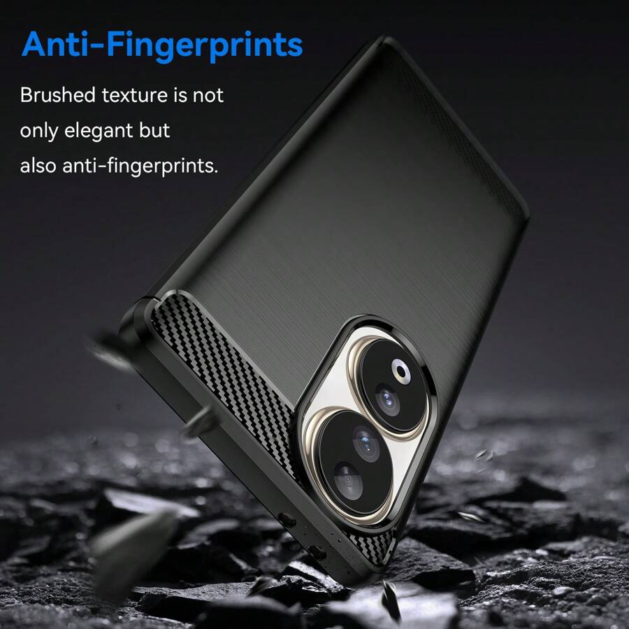 全新手机壳适用于荣耀 90/荣耀 90 Pro/荣耀 90 Lite/荣耀 90 Smart/荣耀 X9B/X9a/X8b/X8a/X8 5G/X8 4G/X7b/X7a/X7/X6a/X6s/X6 5G/X6 4G/荣耀 Magic6 Lite/Magic6 Pro/荣耀 200 Pro/200 Lite/荣耀 100 Pro TPU 软橡胶壳手机壳 - 拉丝纹理,按键灵敏 - 黑色 - 查看 1