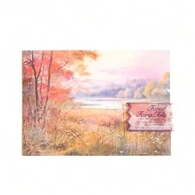 森林童話主題剪貼簿裝飾拼貼材料,32入組 - 橘色 - 查看 6