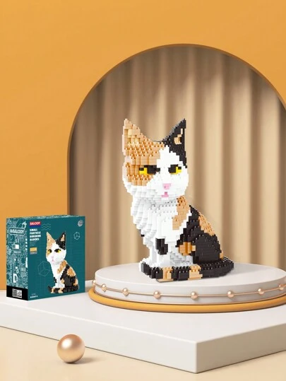 1300PCS Building Blocks , Cat Bricks.,Building Brick Set Cat Building Block Set.Construction Building Bricks Model For Adults Collection Toys.Best Gift For Friends.