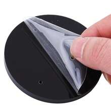 1pc Acrylic Three Layers Round Jewelry Rotary Display Stand, Jewelry Showcase - Black - View 7