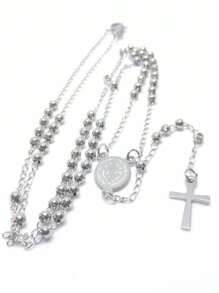 Men's Pendant Necklaces - Bạc - Xem 2