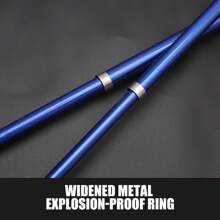 1支輕量碳纖維投翻式釣竿,適用於海釣,釣魚工具配備 - 藍色 - 查看 5