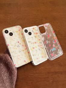 3 件花卉图案透明手机壳适用于 iPhone 16/iPhone 16 Pro/iPhone 16 Plus/iPhone 16 Pro Max 型号 - 彩色 - 查看 5