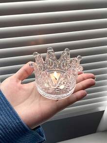 1 Miếng Châu âu Lãng mạn Pha lê Kết cấu Vương miện Ly Chân nến Sinh nhật Lễ cưới Qủa tặng Quán bar Đồ trang trí Đồ trang trí Đồ trang trí Chân nến - Trong sáng - Xem 7