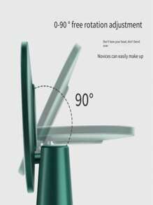 Espejo De Maquillaje Con Luz Led Inteligente Para Tocador, Dormitorio, Multi-funcional De Alta Calidad - Blanco - Ver 4