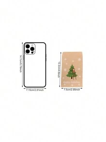 48pcs Christmas Themed Mini Gift Bags With Stickers For Decoration And Packaging - Multicolor - View 6