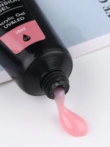 15毫升双色美甲凝胶套装，玫瑰粉色系，含底胶和封层，专业美甲入门套装，法式美甲套装 - 彩色 - 查看 7