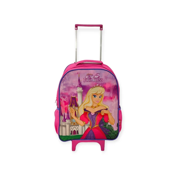 Mochila De Carrinho Escolar Menina Debie Princess Tam Grande