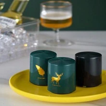 1pc Creative Stainless Steel Automatic Bottle Opener With Press Button, Screw Cap Opener For - Army Green - View 6