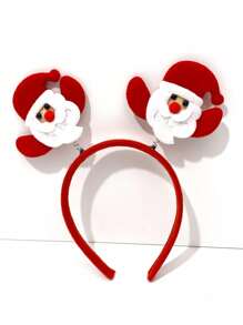 1 Miếng Giáng sinh Dây buộc tóc Với Long lanh Ông già Noen , Chuông Và Bowknot Đồ trang trí Đối với Bữa tiệc ngày lễ Thời trang thú vị Và Lễ hội Bầu không khí Đồ trang trí , Phụ kiện tóc Đối với phụ nữ Và Cô gái - Nhiều màu - Xem 1