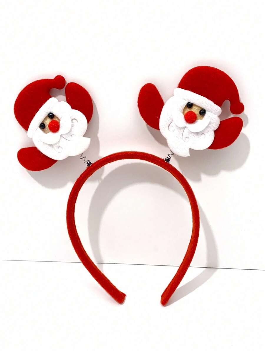 1 Miếng Giáng sinh Dây buộc tóc Với Long lanh Ông già Noen , Chuông Và Bowknot Đồ trang trí Đối với Bữa tiệc ngày lễ Thời trang thú vị Và Lễ hội Bầu không khí Đồ trang trí , Phụ kiện tóc Đối với phụ nữ Và Cô gái - Nhiều màu - Xem 1