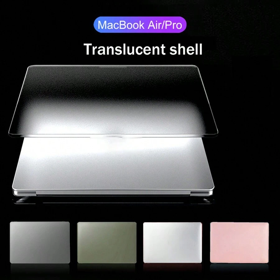 A Pink Matte Laptop Case Compatible With Macbook - Pink - View 1