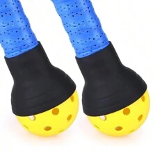 1 件新款矽膠拾球器球拍拾球器網球吸球戶外運動配件 - 黑色 - 查看 5