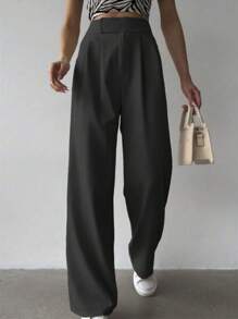 Women Pants - 黑色 - 查看 2