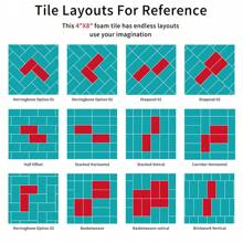 16pcs Marble Pattern Wall Sticker, Thickened Crystal Ceramic Tile Decals For Decorating Kitchen, Bathroom, Waterproof And Self-Adhesive Home Decor - Black - View 5