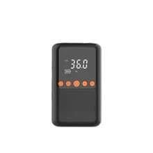 1入組帶led燈汽車輪胎充氣泵,手持式無線充電充氣泵,適用於輪胎和球 - 黑色 - 查看 8