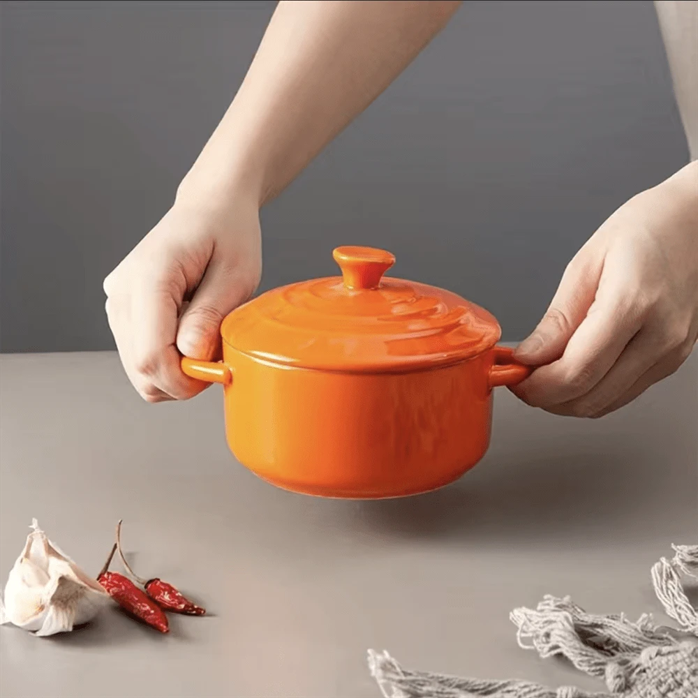 4pcs 4.5'' Japanese Style Rice Bowls, Ceramic Sushi Bowls, Sauce Bowls, Flower Pattern Rice Bowl, For Home Kitchen Restaurant Sushi Shop Dorm Room, Kitchen Supplies, Tableware Accessories - Orange - View 1