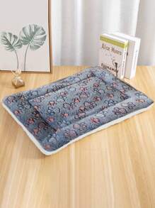 1件寵物睡墊加厚款,寵物秋冬保暖地墊,適合大中小型寵物居家使用 - 藏蓝色 - 查看 1