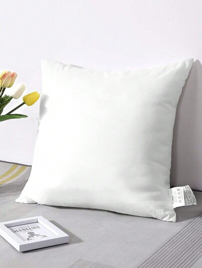 1pc Outdoor Wit Kussen Core Hidden Zipper Patio Waterproof Oil Proof Camping Living Room Bedroom Bedside Home Cushion Core. Available In Multiple Sizes., Bedding, Inserts, Pillows Bed view 6