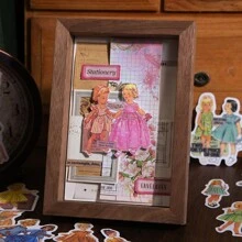 have a good day 1box Cartoon Characters Themed Stickers, Retro Decorative Stickers For Diy Crafts, Phone, Notebook, Computer Decoration, Aesthetic Scrapbooking, Junk Journal, Collage Material, Creative Art Supplies (6 Designs Random Delivery) - Multicolor - View 4