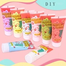 1pc Diy Cream Clay-mud, Eating Soil Color - Rose Red - View 2