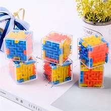1pc Random Style 3d Puzzle Toy With Maze, Rolling Ball Or Shape - Multicolor - View 4