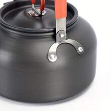 Hikevictor 0.8L Outdoor Lightweight Aluminum Camping Teapot Kettle Coffee Pot Outdoor Kettle For Camping Hiking Backpacking, Camp Kitchen, Kitchen Stuff - dark gray - View 5