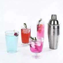 1pc Kitchen Ware Kit Bar Set Silver Stainless Steel With Bamboo Stand Laser Gift White Metal Customized Tools Box Pcs - Silver - View 5