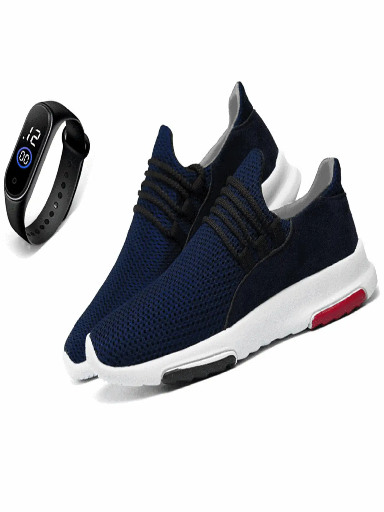 Men Sneakers - 黑色 - 查看 2