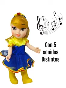 Muñeca Bely Mediana del Show P 35 cm - Dorado - Ver 2