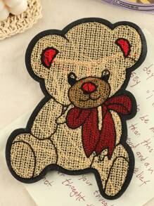 1 套（1 件）缝制雪尼尔刺绣徽章服装和配饰 DIY 无胶布贴毛巾刺绣贴纸 - 彩色 - 查看 2