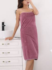 Extra Large Purple Bath Towel - Purple - View 3