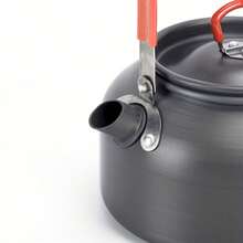 Hikevictor 0.8L Outdoor Lightweight Aluminum Camping Teapot Kettle Coffee Pot Outdoor Kettle For Camping Hiking Backpacking, Camp Kitchen, Kitchen Stuff - dark gray - View 2