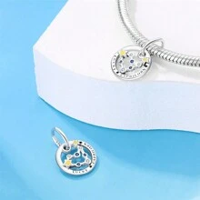925 Silver Zodiac Sign Pendant Featuring Cubic Zirconia - Sterling Silver 12 Zodiac Signs Pendant-Virgo - View 11