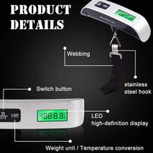 Balance With Woven Strap And Backlight (green Light) - Silver - View 2