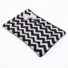 Pet Bed & Crate Mat - Black and White - View 1