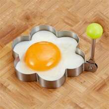 5入組diy煎蛋模具蛋圈煎餅創意不鏽鋼模具不黏廚房烹飪工具