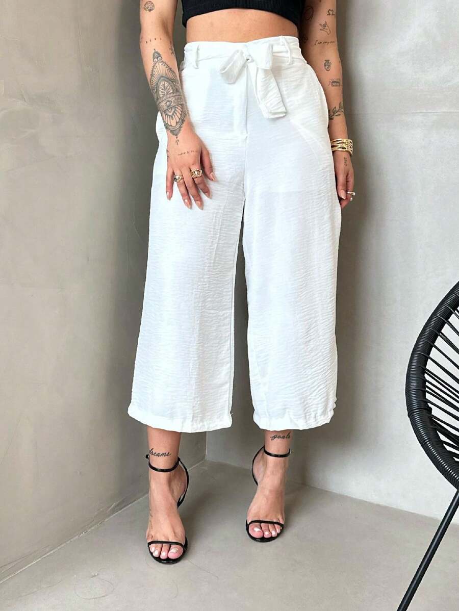 Women Pants - trắng - Xem 1