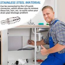 Stainless Steel High Pressure Spray Nozzle - Silver - View 4