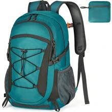 Hiking Backpack Men Women 40L Waterproof Backpack Lightweight Large Travel Backpack Trekking Backpack With Reflective Stripes For Climbing Cycling Mountaineering Travelling - Green - View 2
