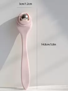 1個手持鋼球滾輪冷卻眼部按摩工具,能促進眼霜滲透 - 粉色 - 查看 4