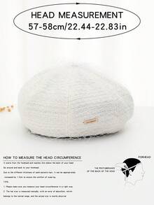 一款女式小清新貝雷帽,適合日常使用